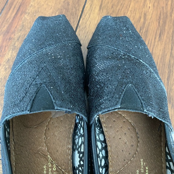 TOMS black glitter canvas - Picture 15 of 16